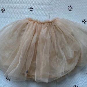 Girls Cream Tulle Skirt - Soft Layered Ballet Tutu